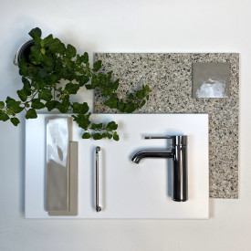 Dansani Mido+ servantskap, 120x44 cm, matt hvit