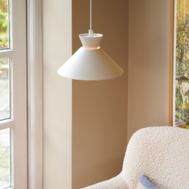 Nordlux Dial pendellampe, hvit, Ø25 cm