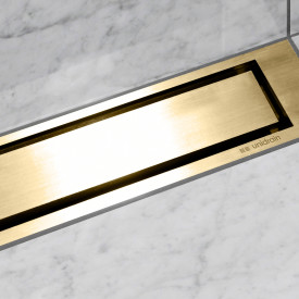 Unidrain HighLine Colour Panel rist, 1200 mm, børstet messing