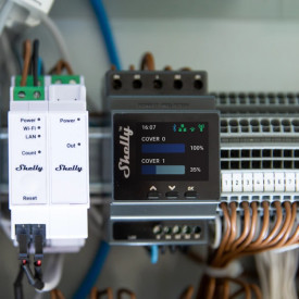 Shelly Pro Dual dobbelt styring med Wi-Fi