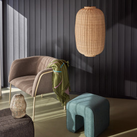 Hübsch Chand pendellampe, oval