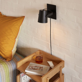 4 stk Hübsch Ardent vegglampe, sort