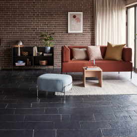 Hübsch Mush bordlampe, nikkel, 50 cm