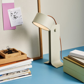 Hübsch Crea bordlampe, beige