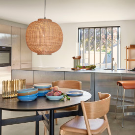 Hübsch Chand pendellampe, rund