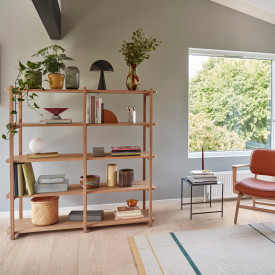 Hübsch Mush bordlampe, sort, 33 cm