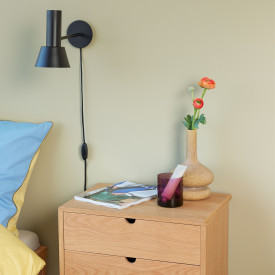 Hübsch Tap vegglampe, sort