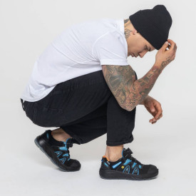 Airtox SL55 sikkerhedssko S3, sort/blå, str. 44