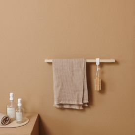 Metallbude Vana håndklestang, 105 cm, beige