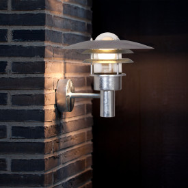 Nordlux Lønstrup 32 utelys vegg, galvanisert stål