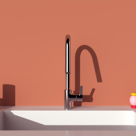 Ideal Standard Gusto køkkenarmatur, udtrækstud, krom