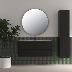 Sanibell Proline møbelpakke, 121x46,8 cm, matt sort