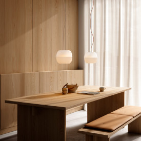 Nordic Tales Bright Malus pendellampe, krem ledning