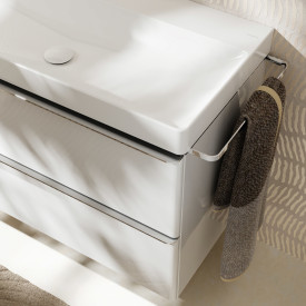 Hansgrohe Xelu Q underskab, 118x49,5 cm, hvid højglans