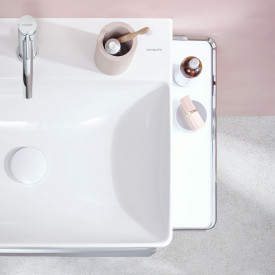 Hansgrohe Xelu Q hylde til underskab, 43x14 cm, krom