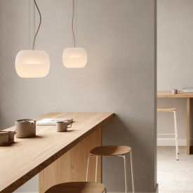 Nordic Tales Bright Malus pendellampe, sort ledning