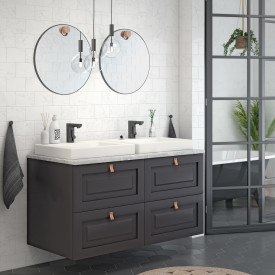 Mora Mmix Tronic servantbatteri, berøringsfri, sort