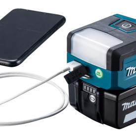 Makita LED-lampe DML817, 18 V, 150/300 lumen, USB-adapter