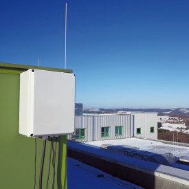 Kasse Geos-L 3040-22-O, 300 x 400 x 226 mm, grå