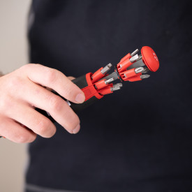 Wiha skruvmejsel, inkl. 12 bits och magasin