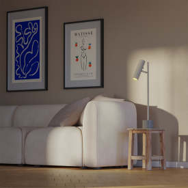 Sackit Expo bordlampe, grå