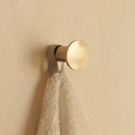 Cosmic Architect håndklædekrog, børstet guld pvd