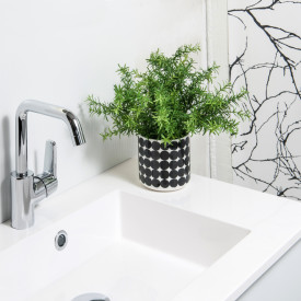 Oras swea 1507F servantbatteri, krom