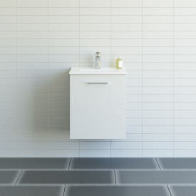 Dansani Mido+ møbelpakke, 51x36,5 cm, venstre, hvit høyglans