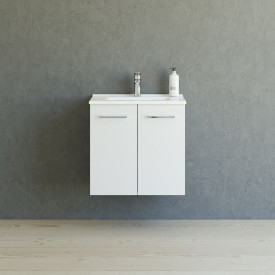 Dansani Mido+ møbelpakke, 61x36,5 cm, hvit høyglans