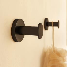 Cosmic Architect S+ håndklædekrog, børstet sort pvd