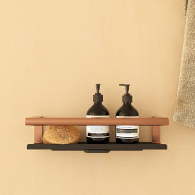 Cosmic Architect S+ brusehylde med bruseskraber, børstet kobber pvd