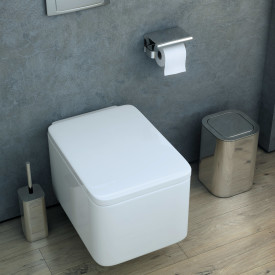 Cosmic LineB+ toiletrulleholder, krom