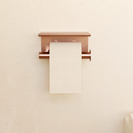 Cosmic Architect S+ toiletrulleholder, børstet kobber pvd