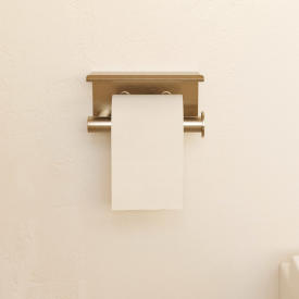 Cosmic Architect S+ toiletrulleholder, børstet guld pvd