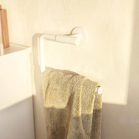 Cosmic Architect S+ håndklædeholder, 23,6 cm, mat hvid