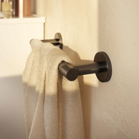 Cosmic Architect S+ håndklædestang, 31,5 cm, børstet sort pvd