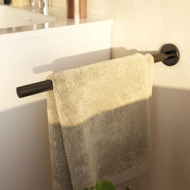 Cosmic Architect S+ håndklædestang, 40 cm, børstet sort pvd