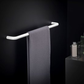 Cosmic BWC håndklædestang, 60 cm, mat hvid