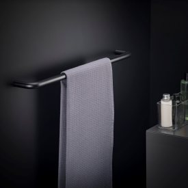 Cosmic BWC håndklædestang, 60 cm, mat sort