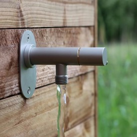 Frostline Eqi Wall utomhuskran, för 150-350 mm vägg, rostfritt stål