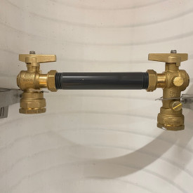 Komplet målerbrønd Ø400 mm - m/32 mm ventilsæt og kontraventil