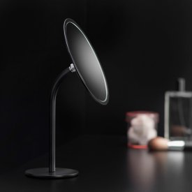 Cosmic BWC sminkespeil, Ø20 cm, matt svart