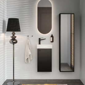 Gustavsberg Artic Small möbelpaket, 36x22 cm, svart