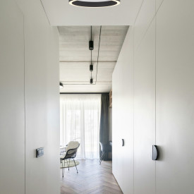 Halo Design Backlight String plafond, sort, Ø40 cm