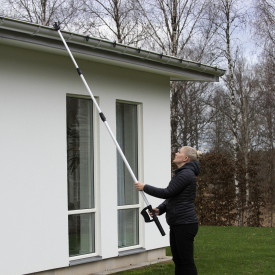 Konstsmide teleskoprør for montering av lyslenker