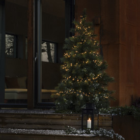 Konstsmide Cluster lyslenke utendørs, 800 varmhvite lys, 17,58 meter