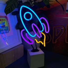 Locomocean Raket neonskilt