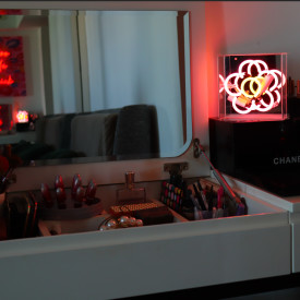 Locomocean Daisy neonskilt, rosa