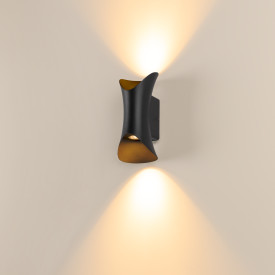 SLV Modela vägglampa utomhus, svart