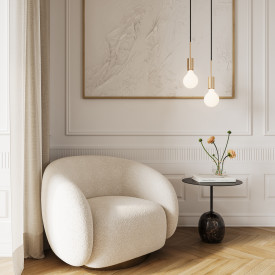 Nordlux Deco Checked E27 globepære, 3000K, 3,9W